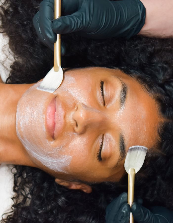 Flawless Salon facial service on woman